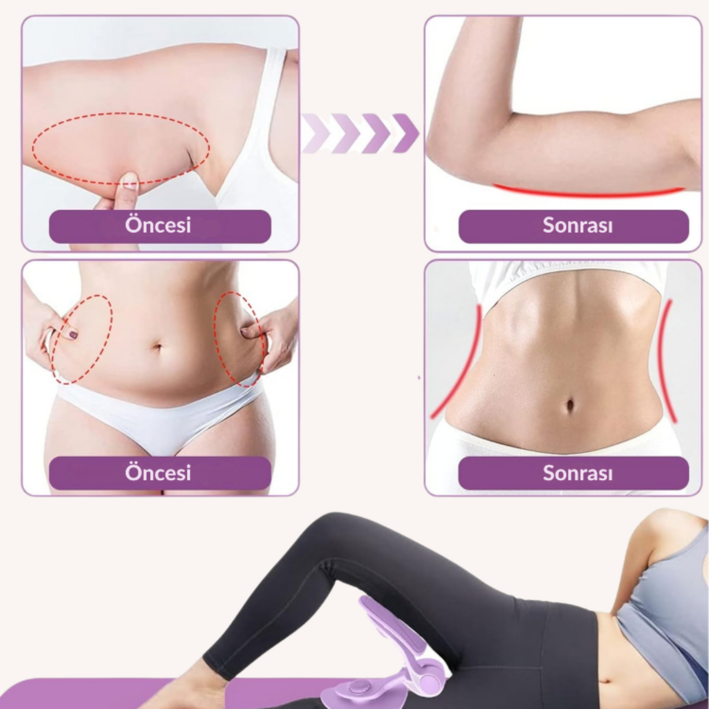 Aryaluen™ BodyForm Flex Vücut Geliştirme & Sıkılaştırma Aleti